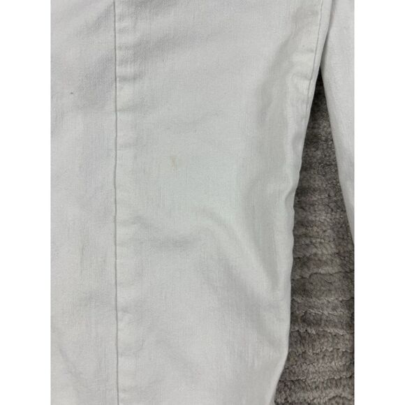 Attyre Pants Womens 4 White Pull on Embroidered Crochet‎ Cropped - Picture 7 of 13